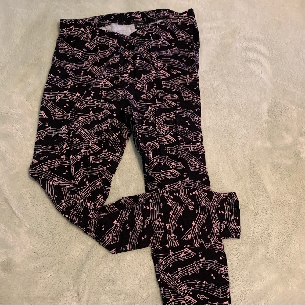Music print legging